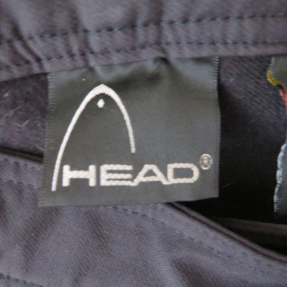 Vintage 80s HEAD Snowboarding Ski Pants S Black High Rise Zip Stretch Russia - Picture 11 of 12